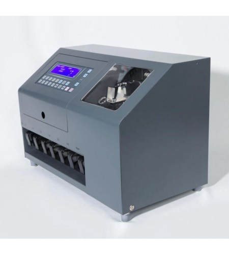 Máquina de contar moedas CS-610S+PRO Certificada pelo BCE